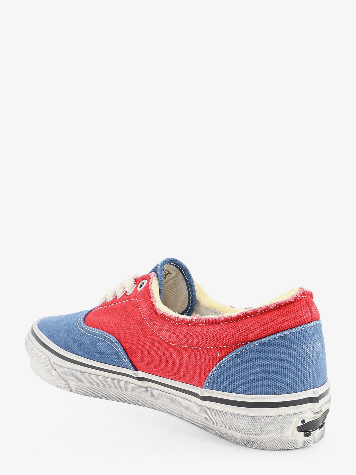 Vans OTW Era 95 DST canvas sneakers with raw cut profile - Navyred