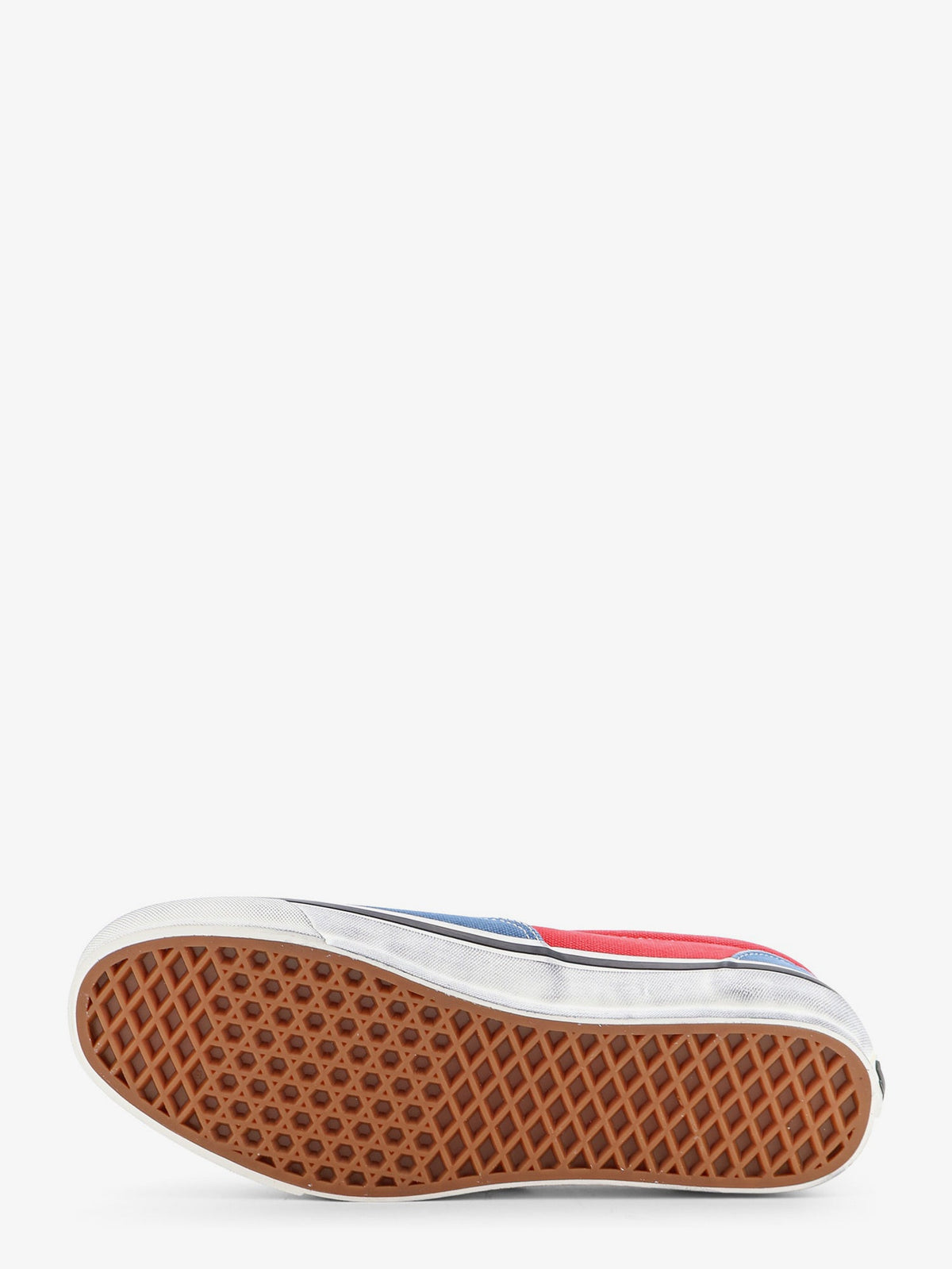 Vans OTW Era 95 DST canvas sneakers with raw cut profile - Navyred