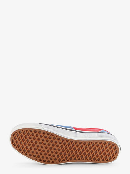 Vans OTW Era 95 DST canvas sneakers with raw cut profile - Navyred