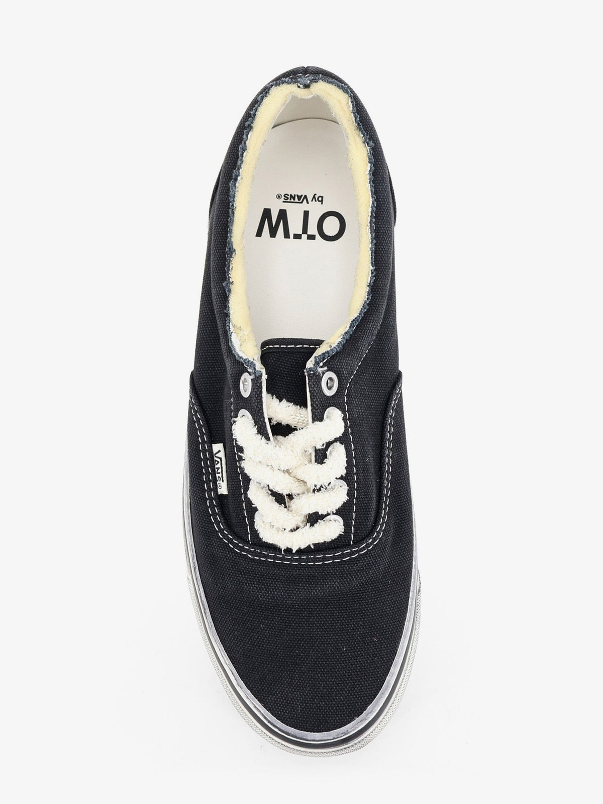 Vans OTW Era 95 DST canvas sneakers with raw cut profile - Black