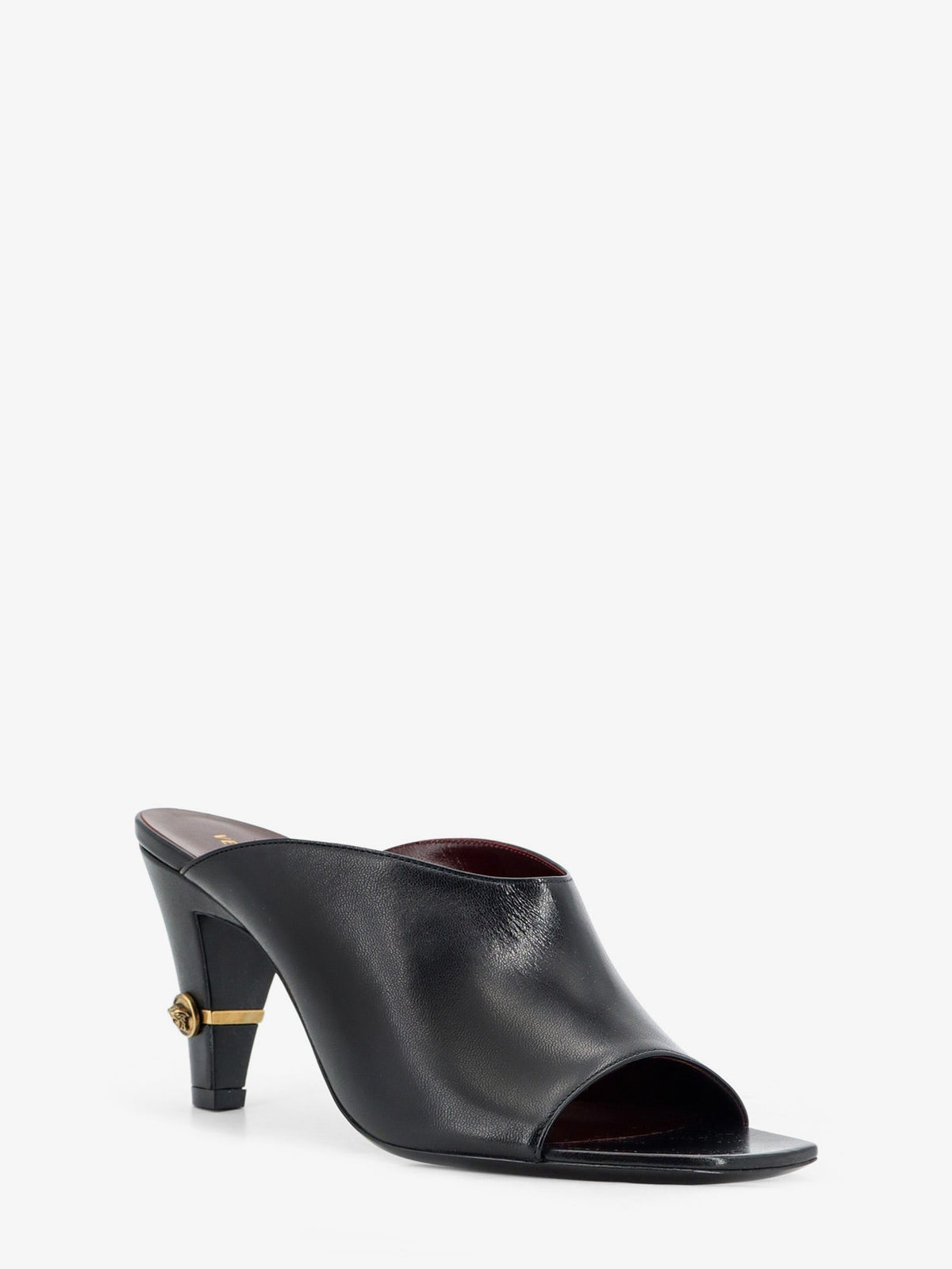 Versace Giulietta leather sandals - Blackgold