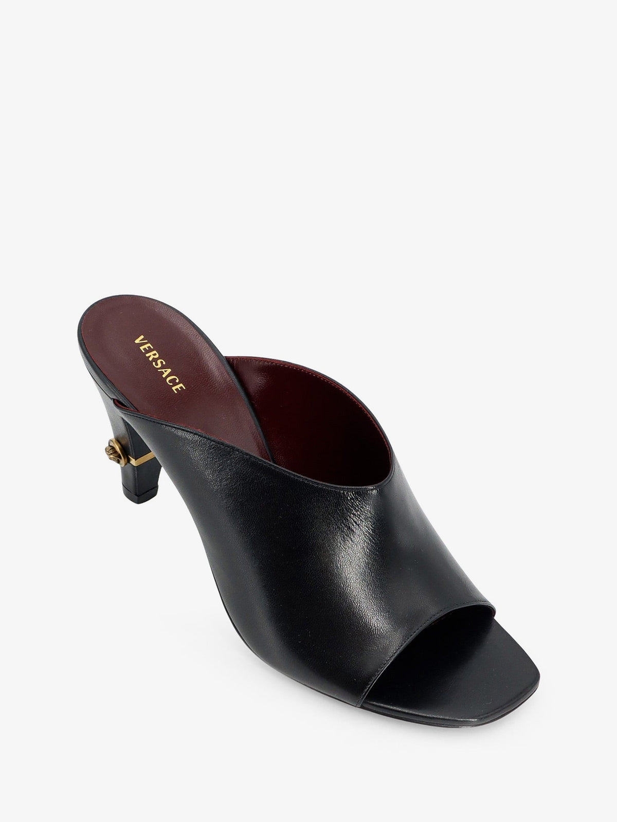 Versace Giulietta leather sandals - Blackgold