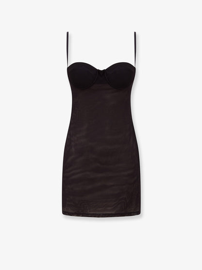 Zimmermann Valiant Lantern Mini Dress - Black