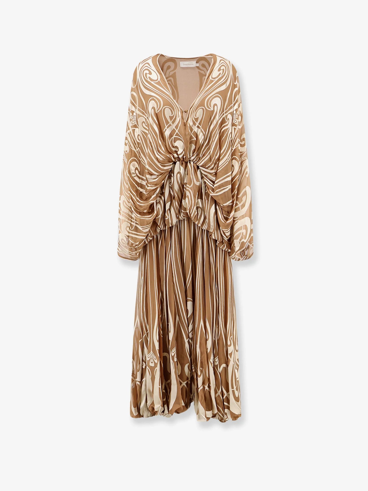 ZIMMERMANN - Momentum Burnout Bubble Gown silk dress