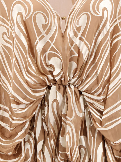 ZIMMERMANN - Momentum Burnout Bubble Gown silk dress