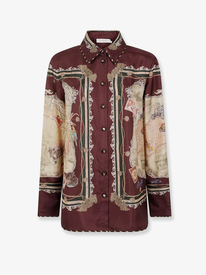 ZIMMERMANN - Valiant Silk Twill Shirt