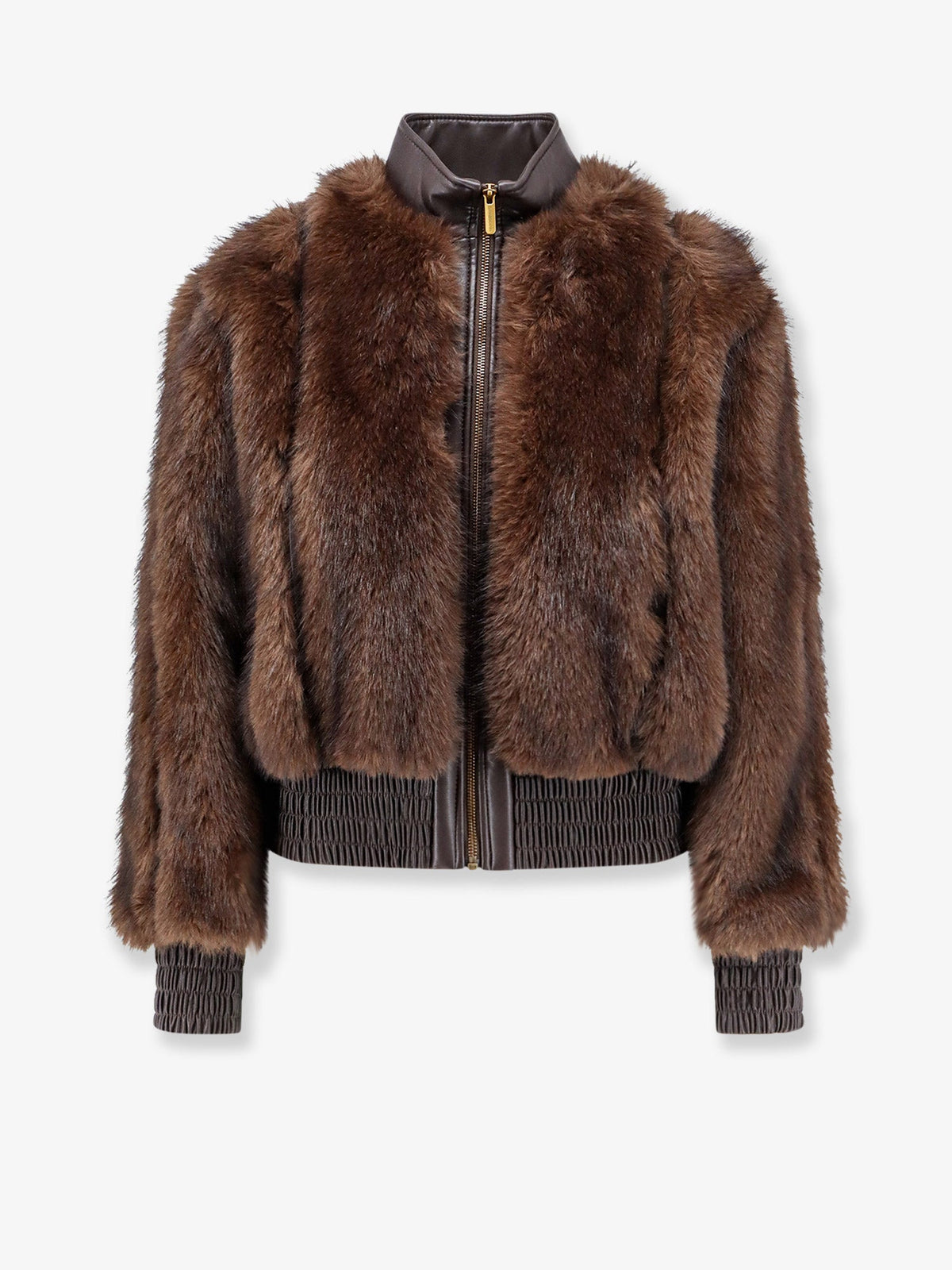 Zimmermann Valiant Faux Fur Jacket - Brown