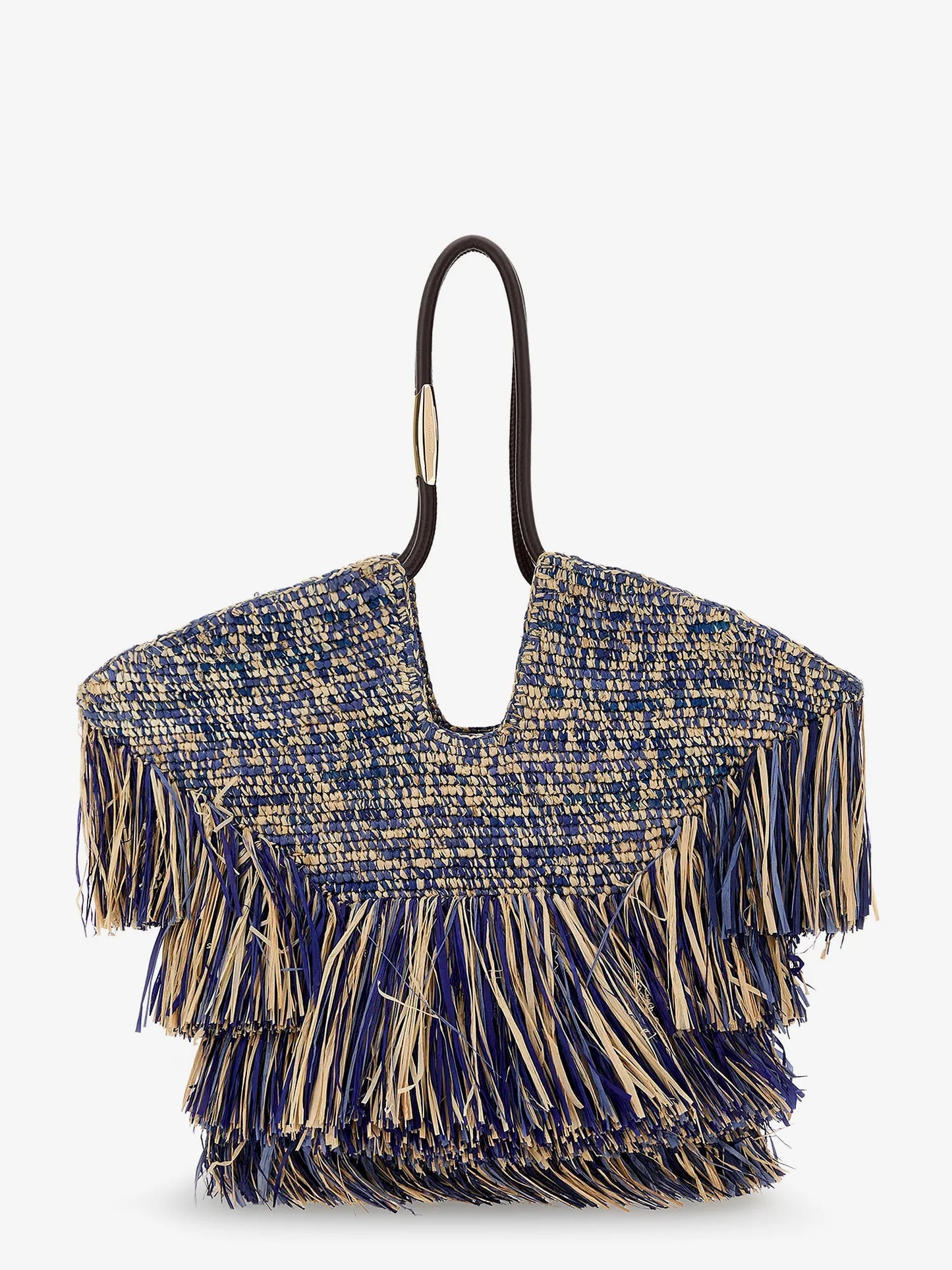 ZIMMERMANN - Goldentime raffia shoulder bag