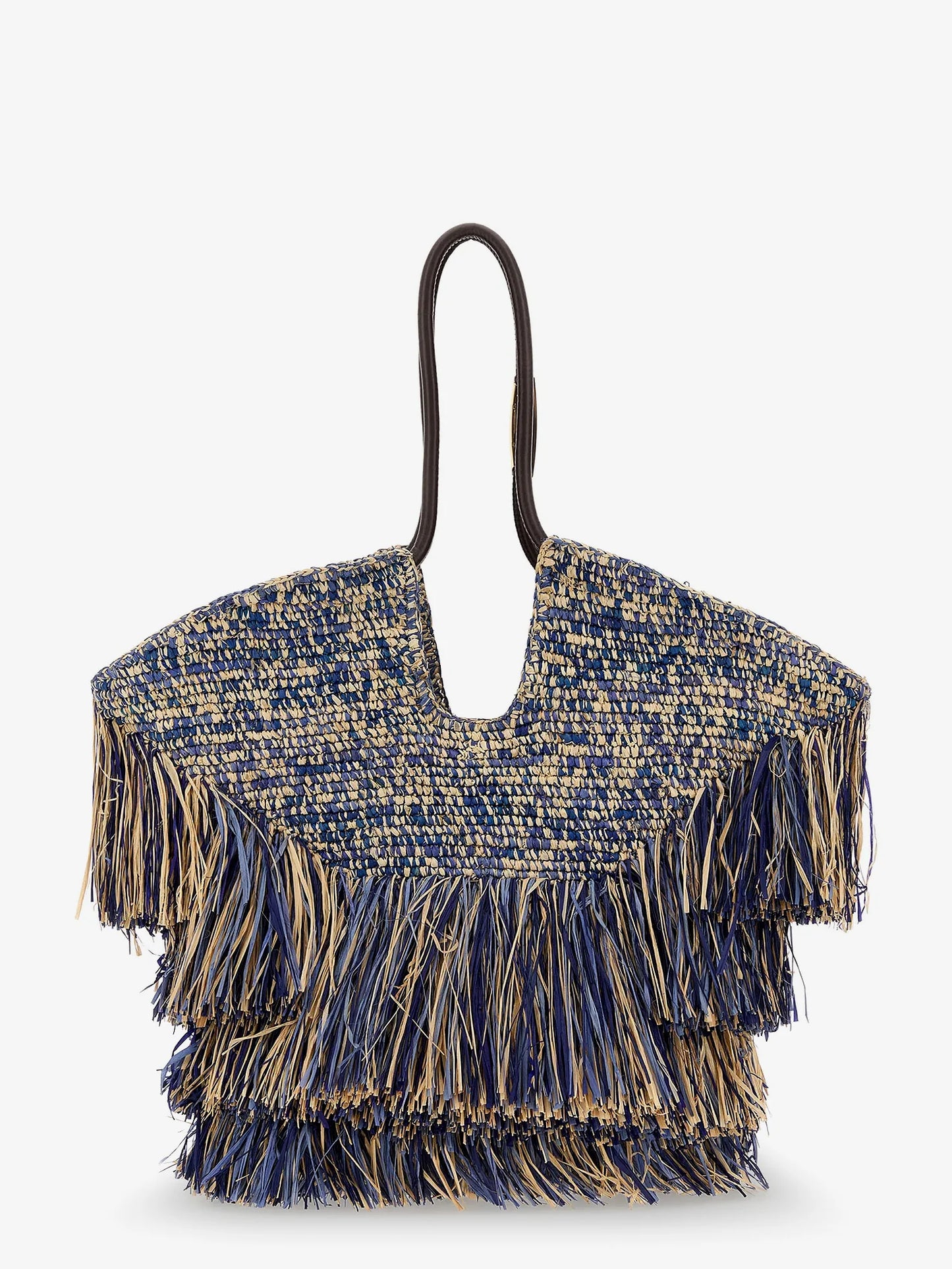 ZIMMERMANN - Goldentime raffia shoulder bag
