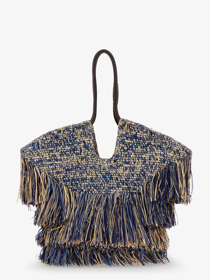 ZIMMERMANN - Goldentime raffia shoulder bag