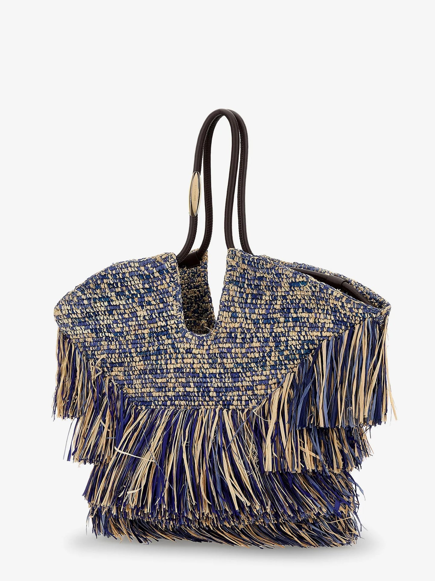 ZIMMERMANN - Goldentime raffia shoulder bag
