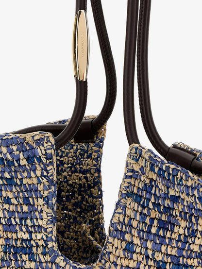 ZIMMERMANN - Goldentime raffia shoulder bag