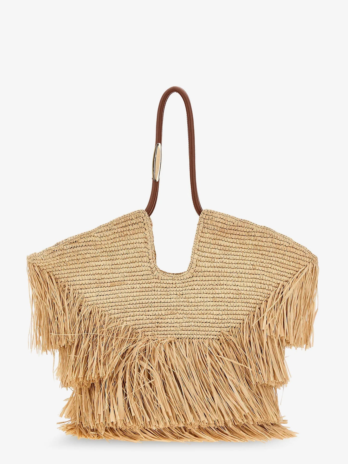 ZIMMERMANN - Goldentime raffia shoulder bag