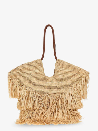 ZIMMERMANN - Goldentime raffia shoulder bag
