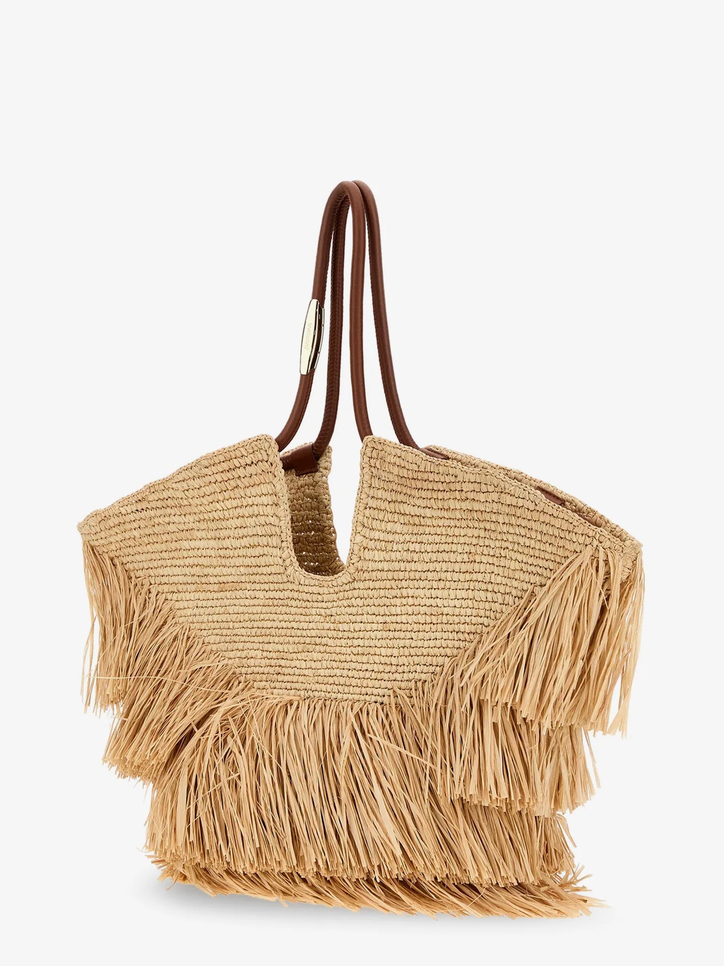 ZIMMERMANN - Goldentime raffia shoulder bag