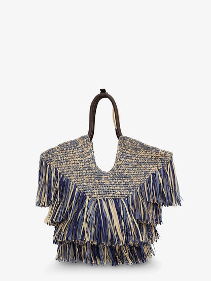 ZIMMERMANN - Goldentime raffia handbag