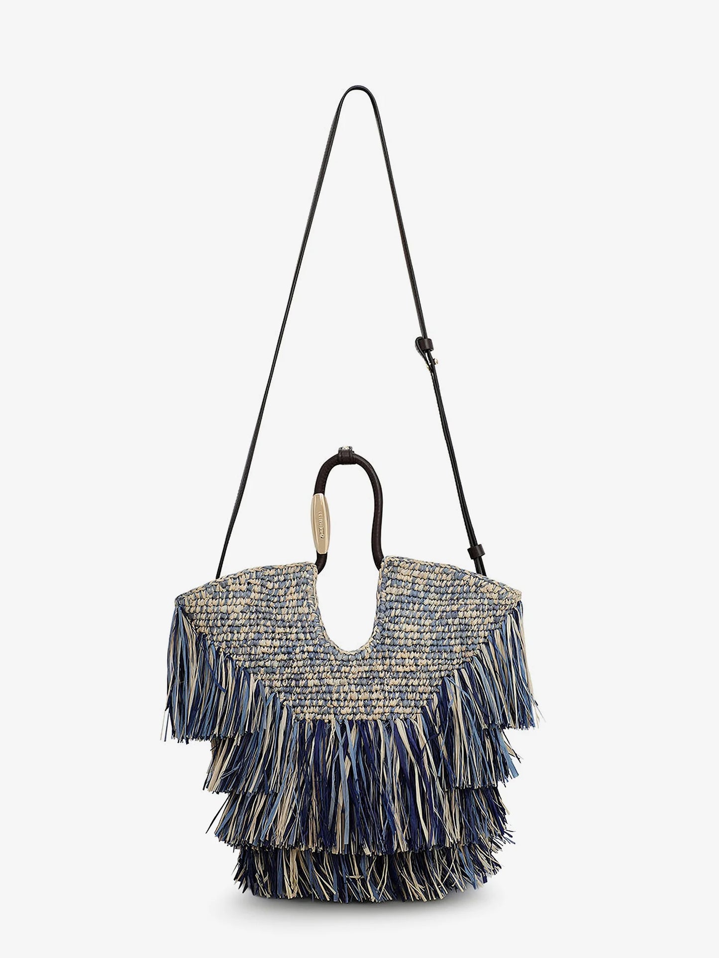 ZIMMERMANN - Goldentime raffia handbag