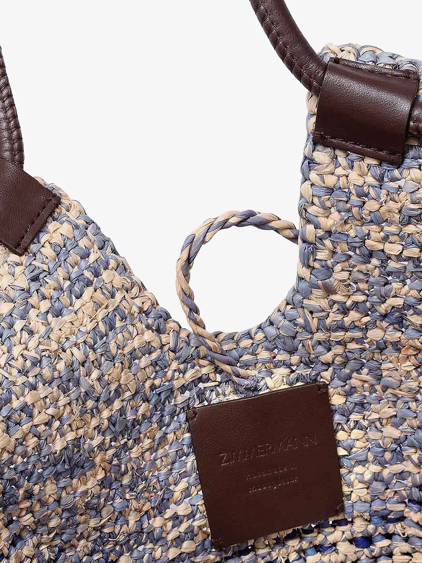 ZIMMERMANN - Goldentime raffia handbag