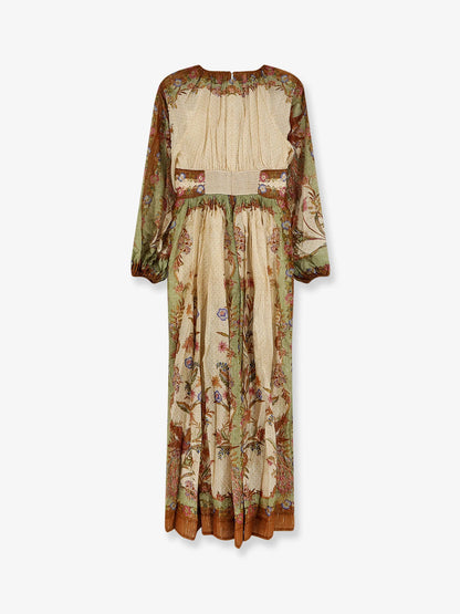 ZIMMERMANN - Indra cotton and silk dress