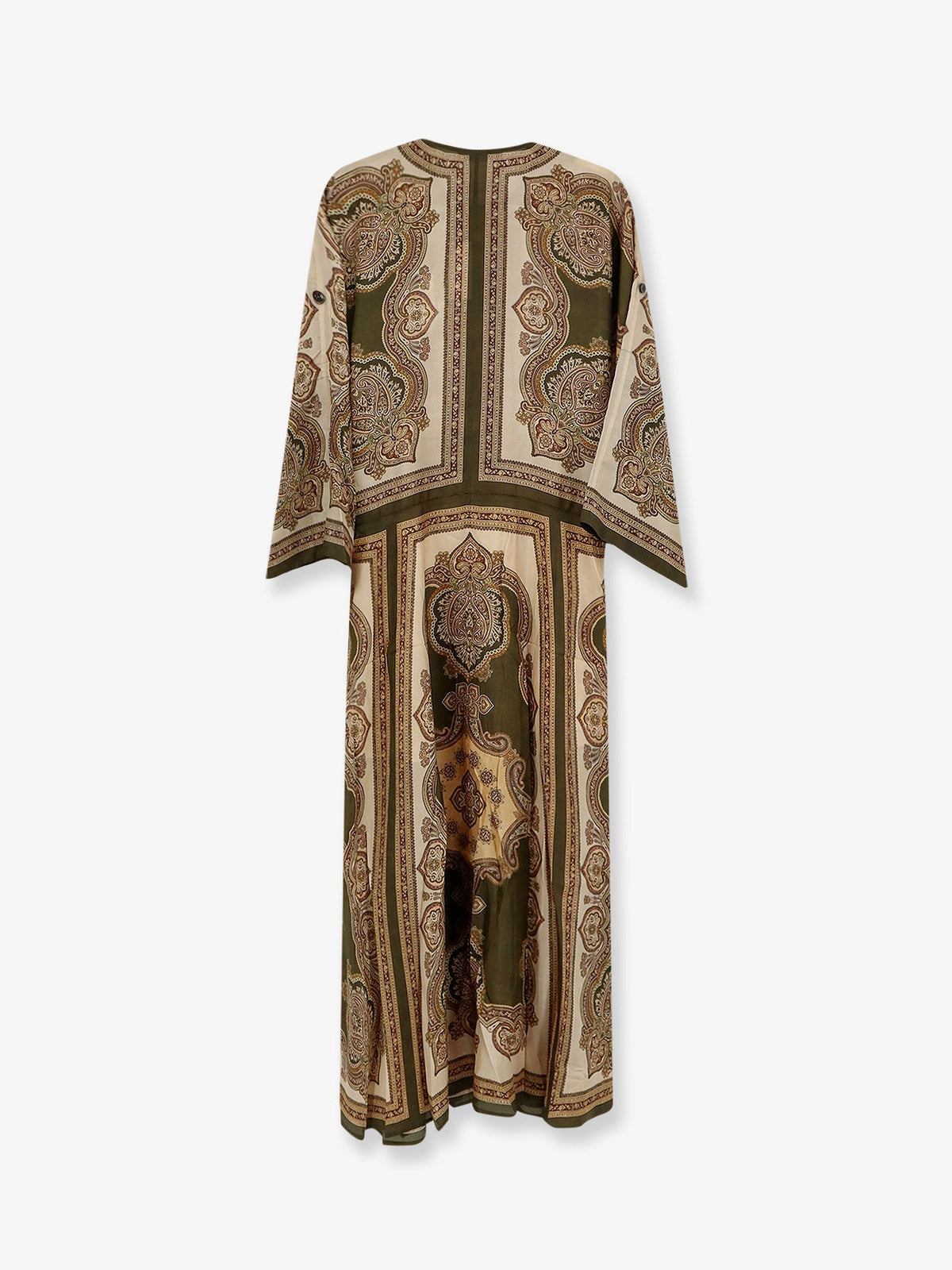Zimmermann Mahon silk tunic dress - Olive Paisley