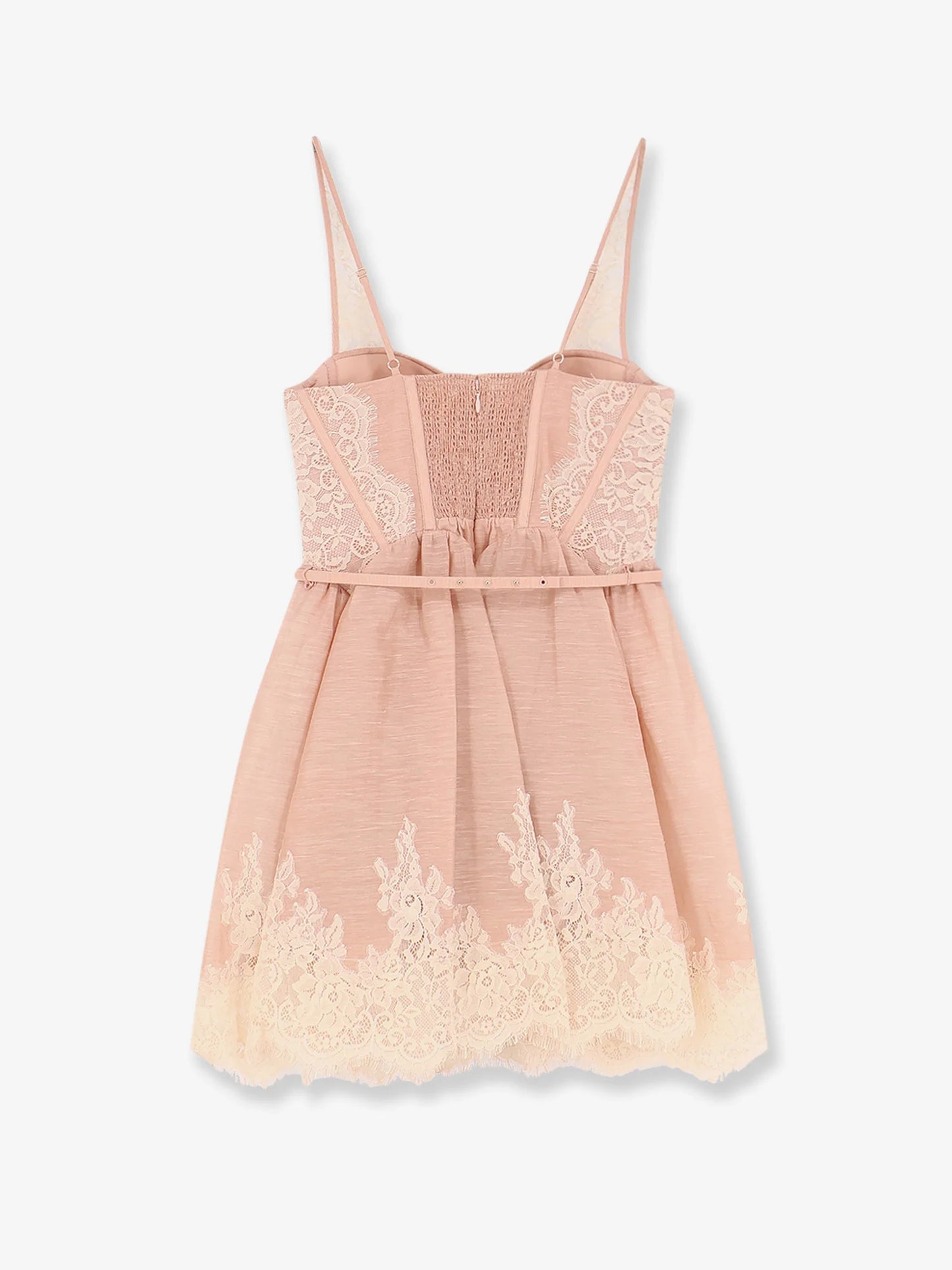 ZIMMERMANN - Valiant Lace Trim Mini Dress