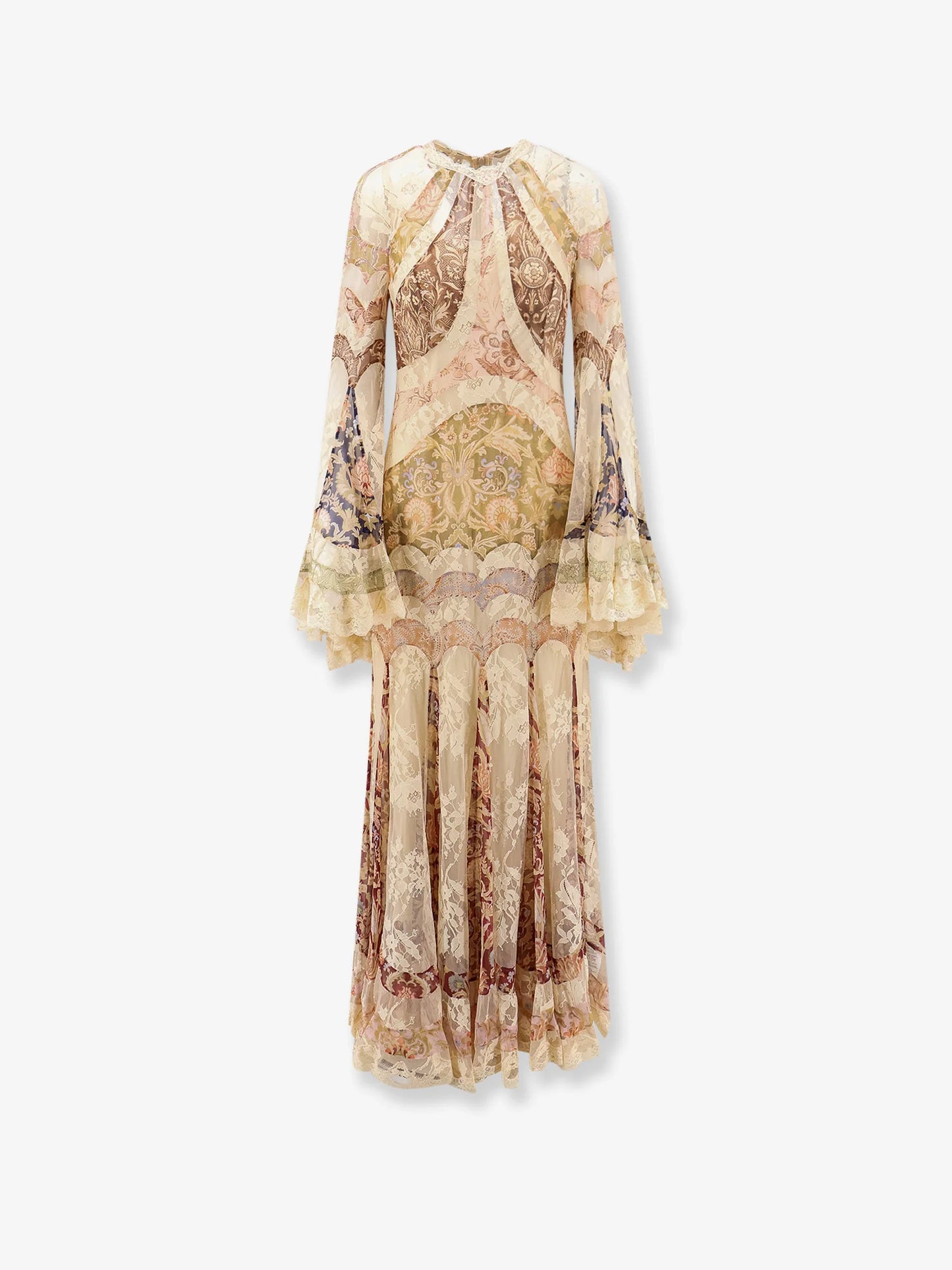 ZIMMERMANN - Valiant Panelled Gown silk dress