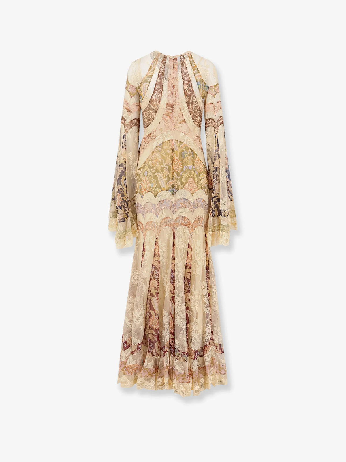 ZIMMERMANN - Valiant Panelled Gown silk dress