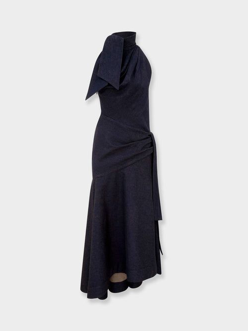 Zimmermann Valiant Long Denim Dress - Nightsky