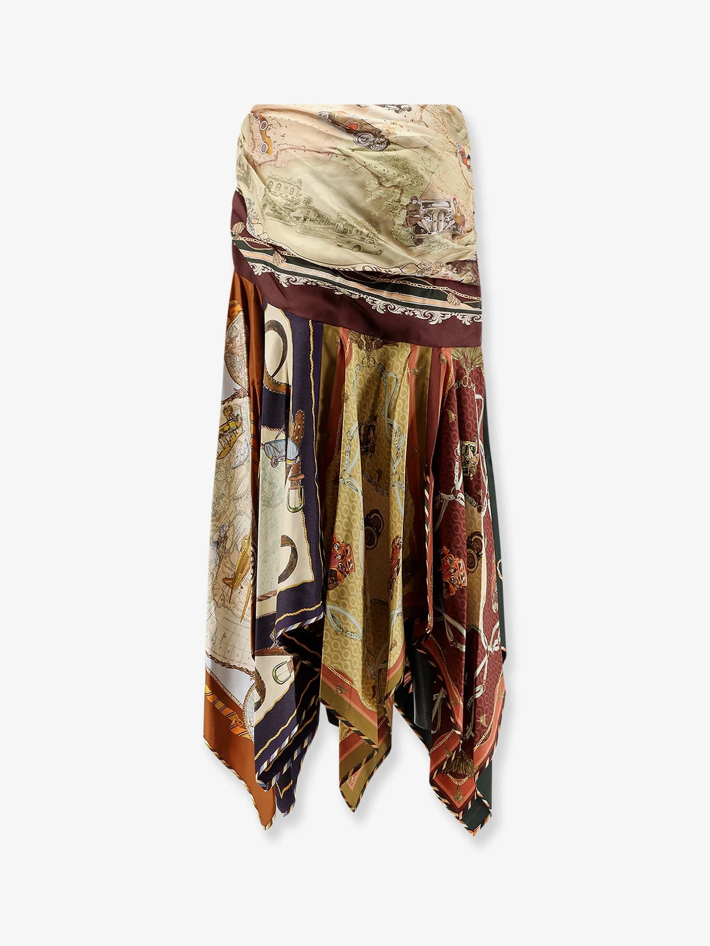 ZIMMERMANN - Valiant Draped Scarf silk  long skirt