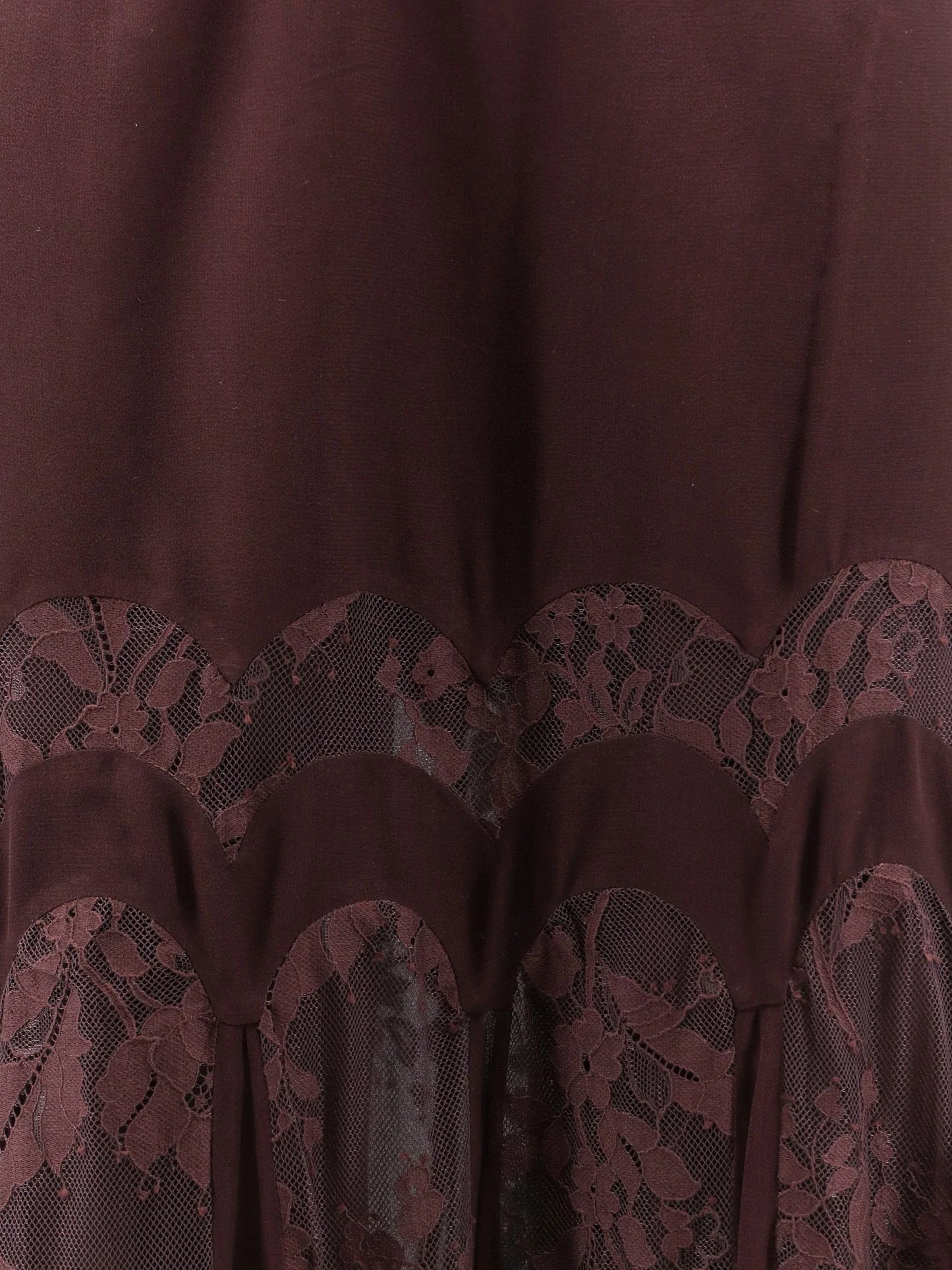 ZIMMERMANN - Valiant silk and lace blend long skirt