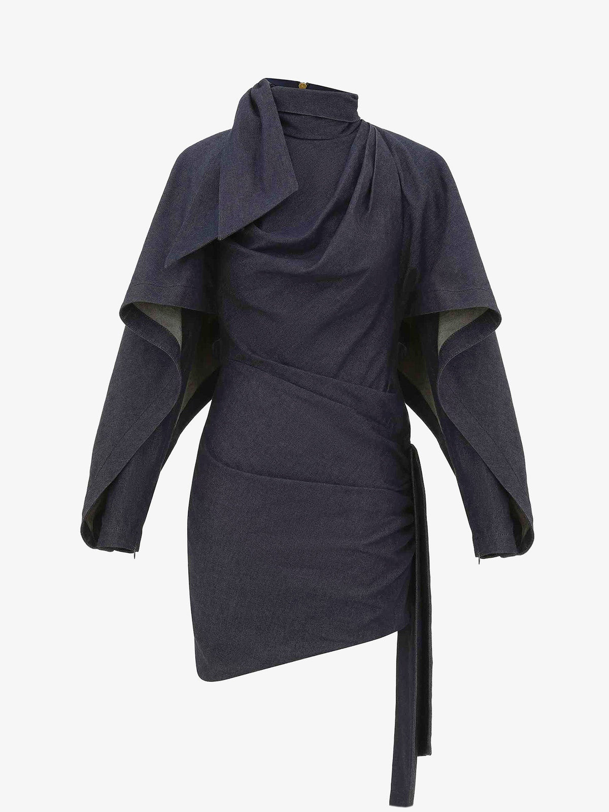 Zimmermann Valiant Short Denim Dress - Nightsky