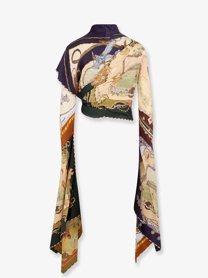 ZIMMERMANN - Valiant Draped Scarf Top
