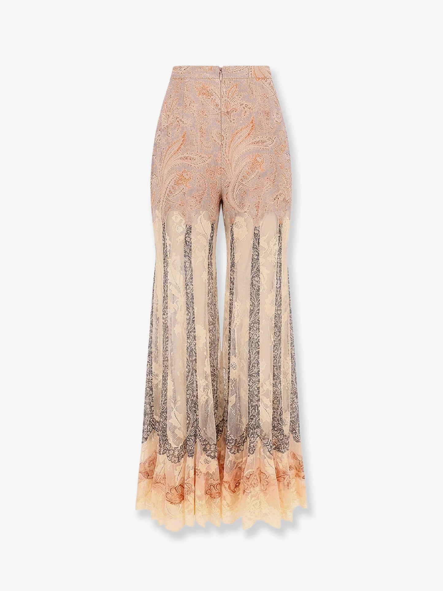 ZIMMERMANN - Valiant Panelled Flare silk trousers