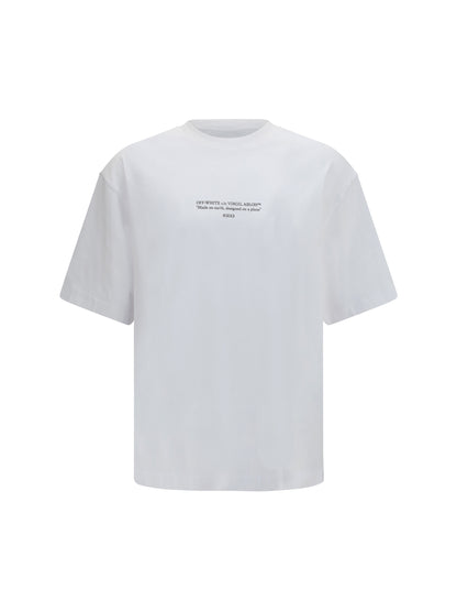 OFF-WHITE Made on earth, designed on a plane T-shirt