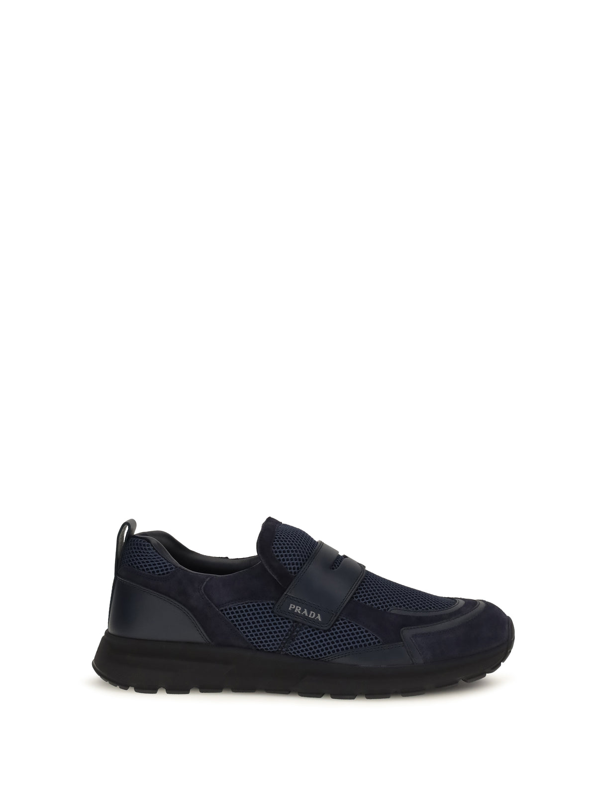 Prada Sport mesh Loafers - Bleu