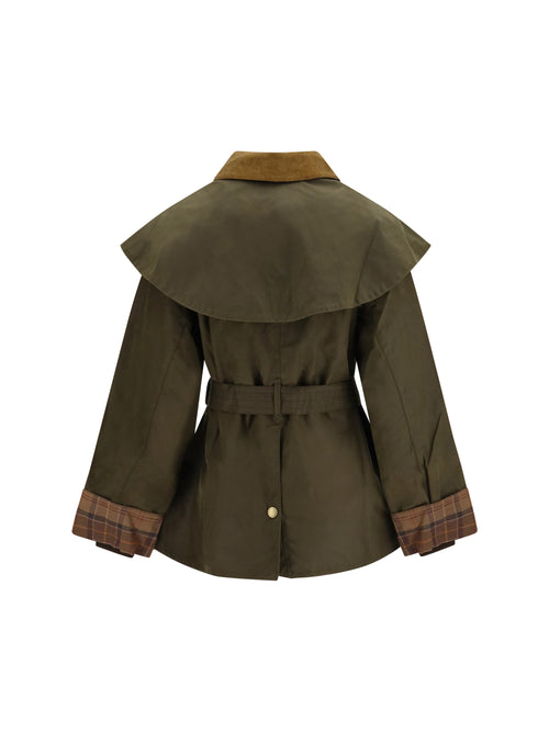Barbour Lucrezia waxed Jacket - Beech