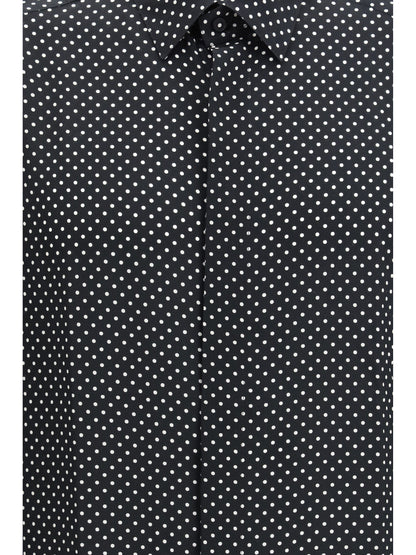 TOM FORD Crepe de Chine Polka Dot Shirt