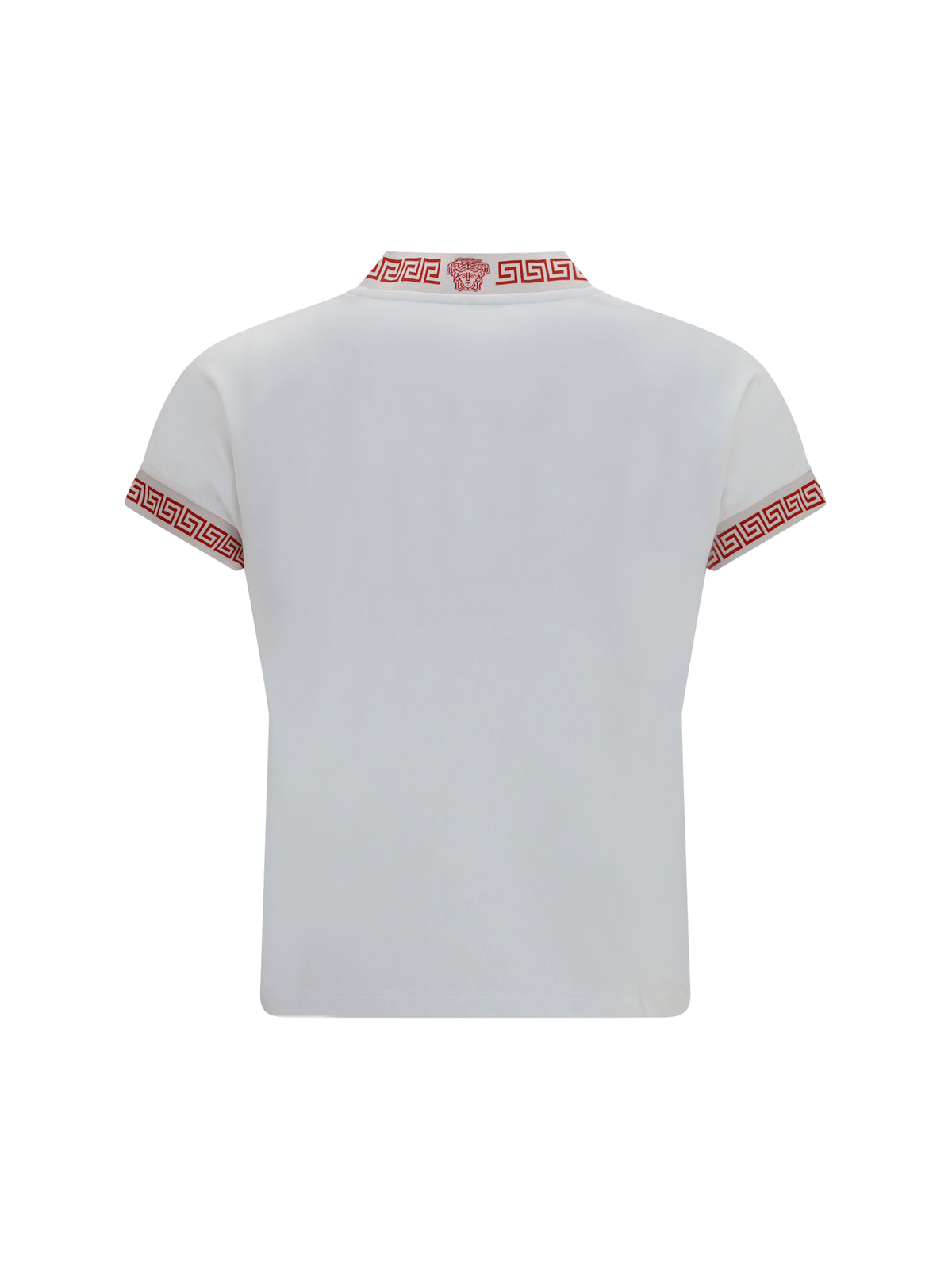 Versace T-shirt by Versace with greca details - Optical White