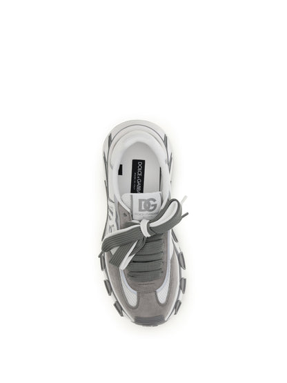 DOLCE & GABBANA Leather and mesh Sneakers