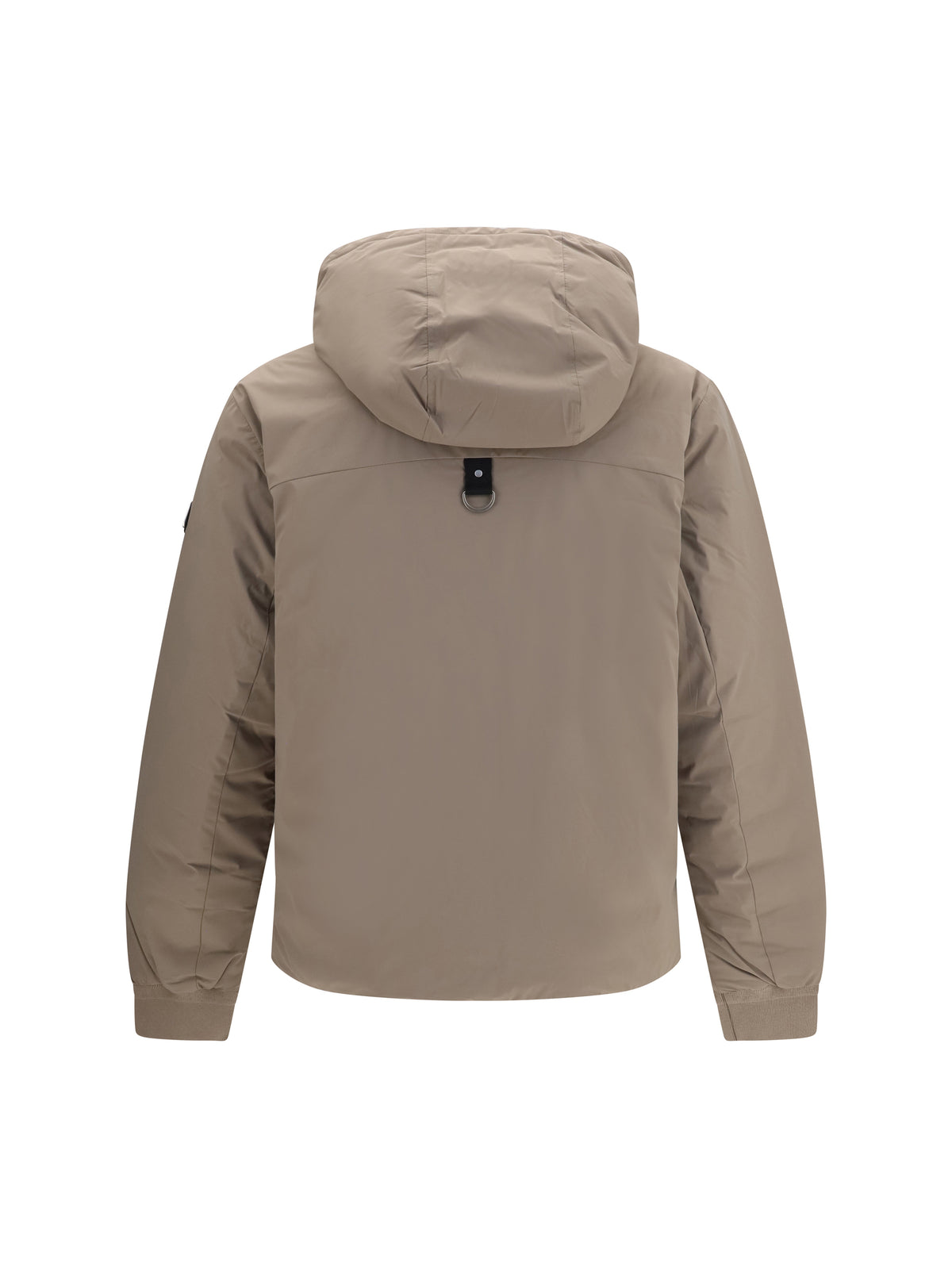 Moose Knuckles Hooded Down Jacket - Ashen