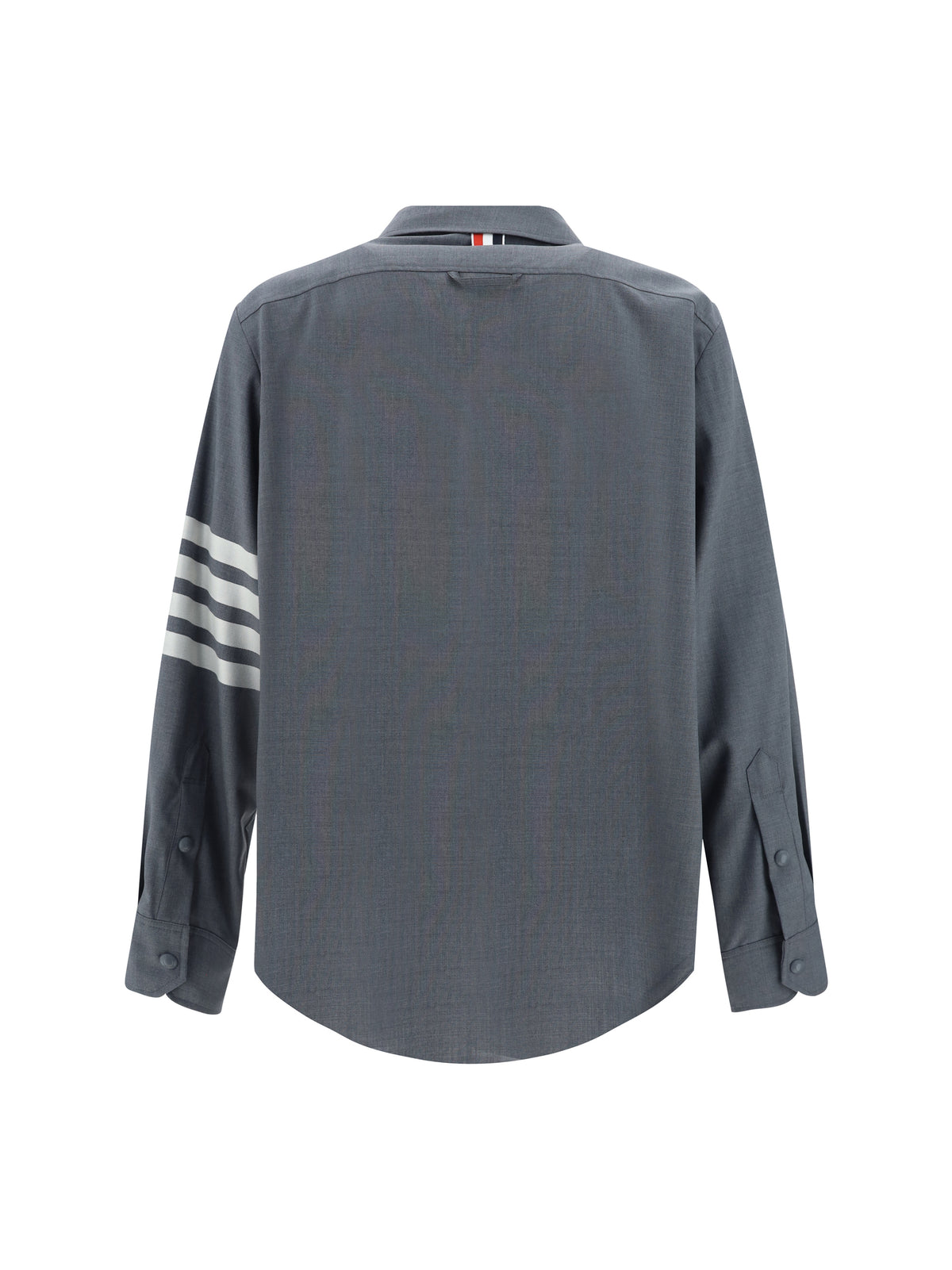 Thom Browne Wool and cotton blend Shirt - Med Grey