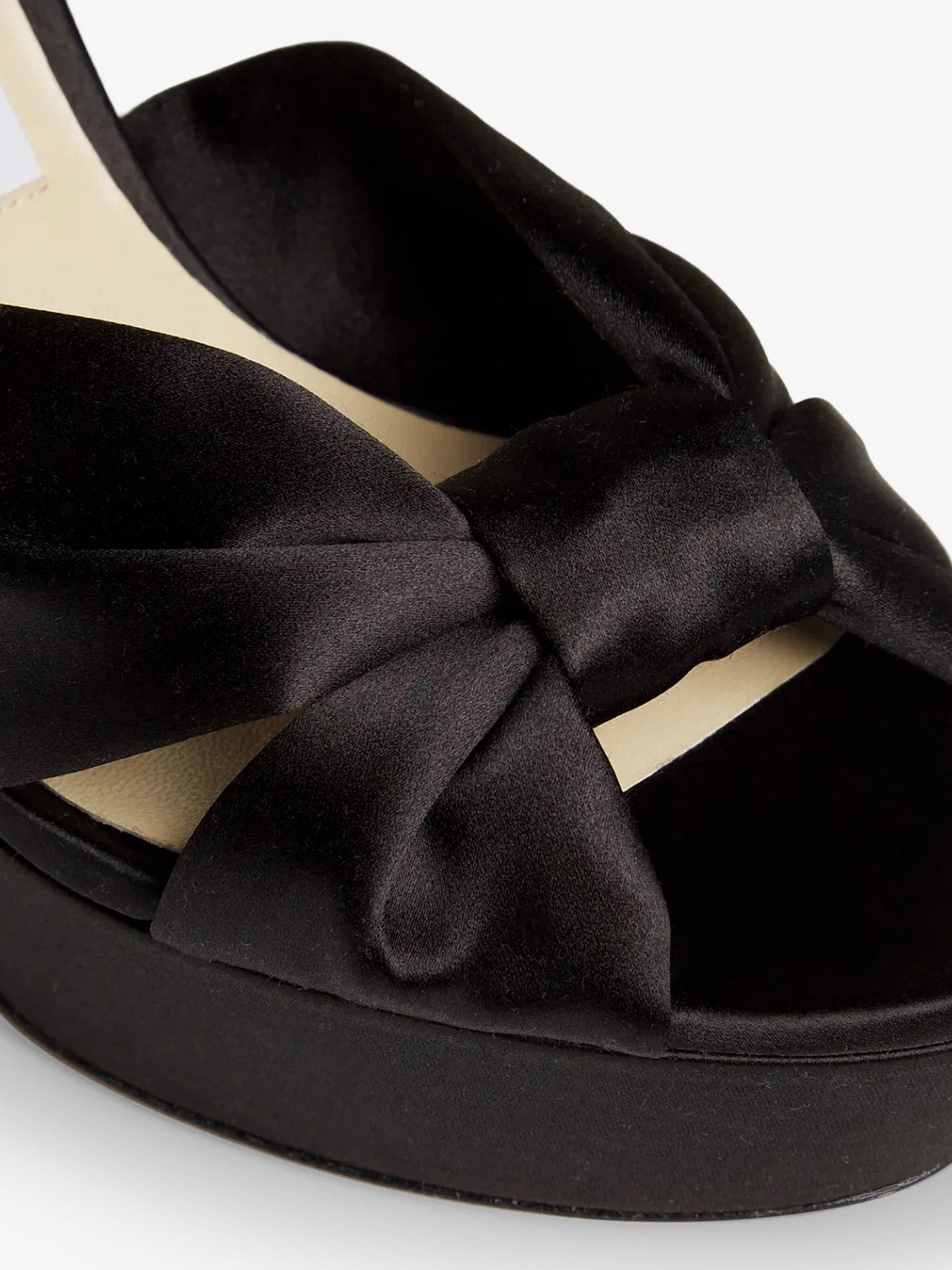 Jimmy Choo Heloise 120 sandals with nappa platform - Black