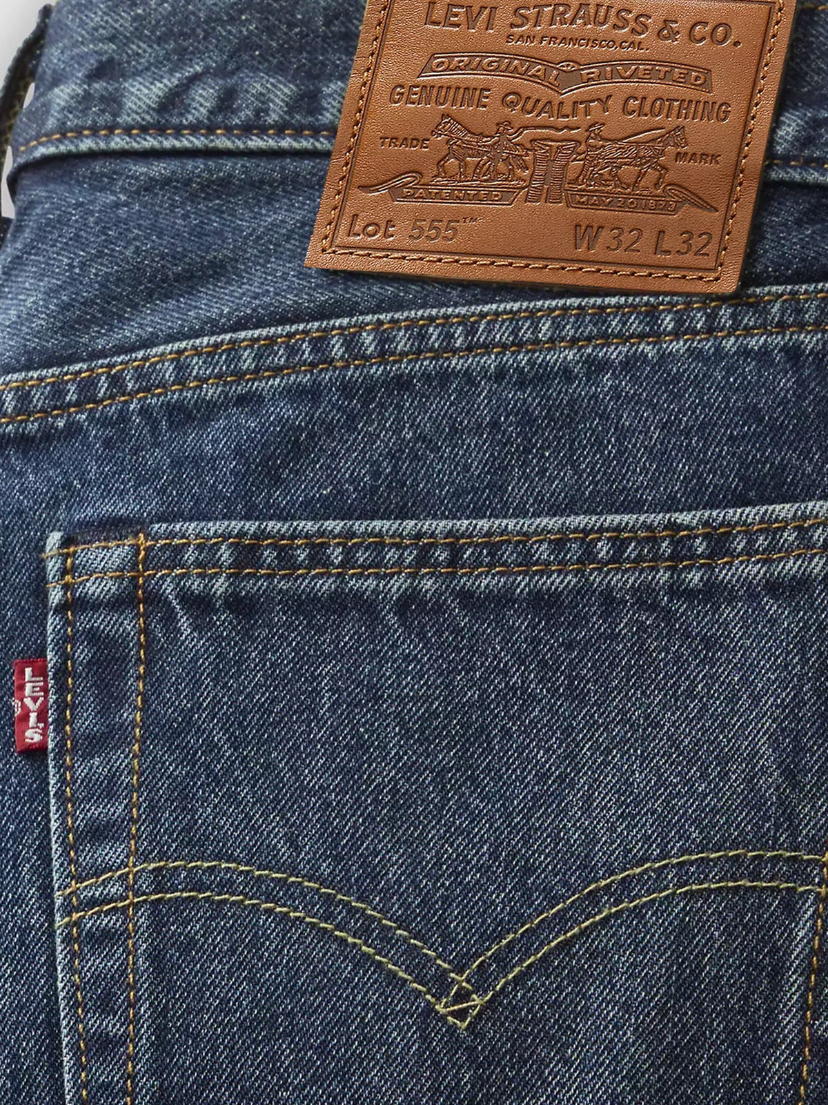 Levi's 555 Relaxed Straight Jeans - Check The Score