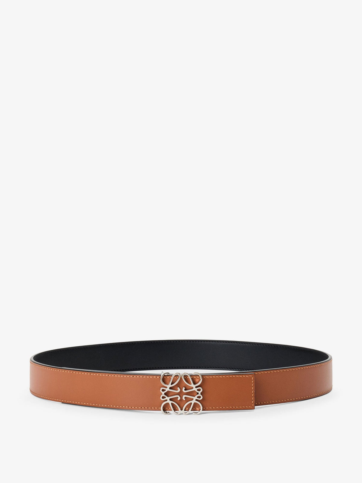 Loewe Anagram reversible leather belt - Blacktanpalladium