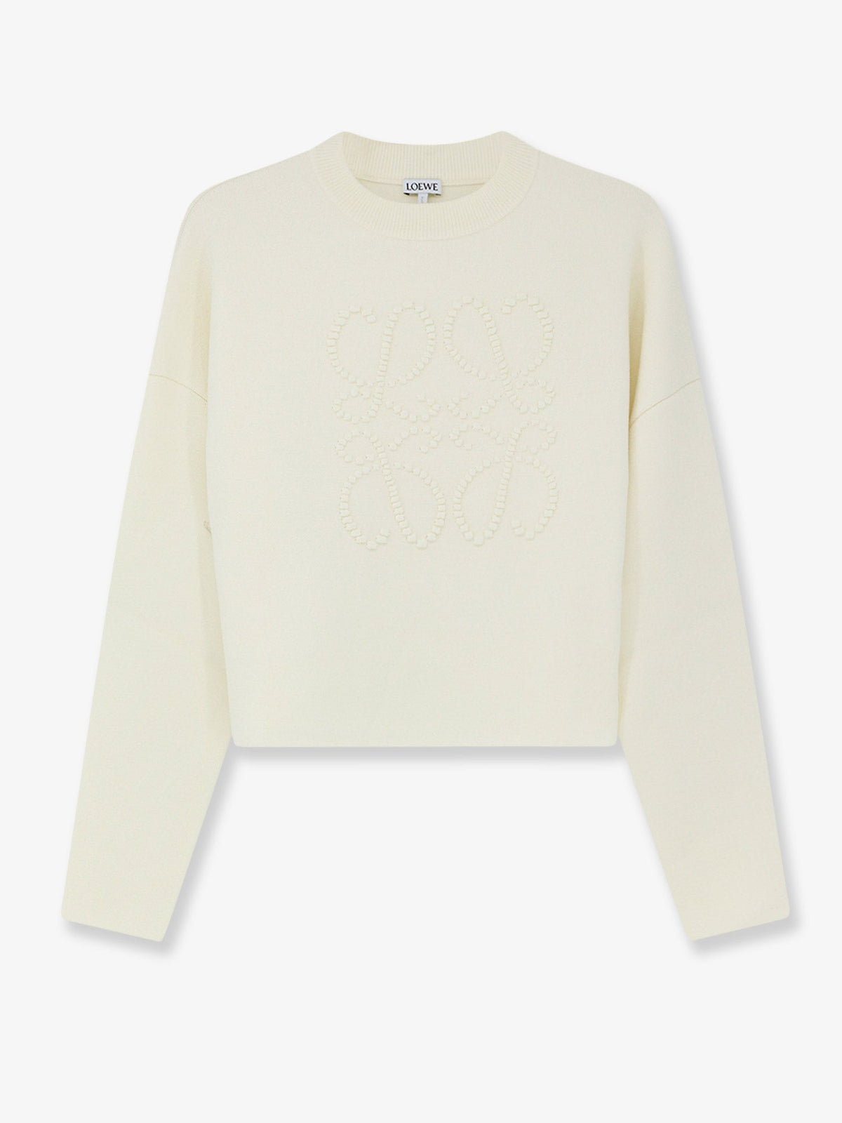 Loewe Wool blend crewneck sweater - White