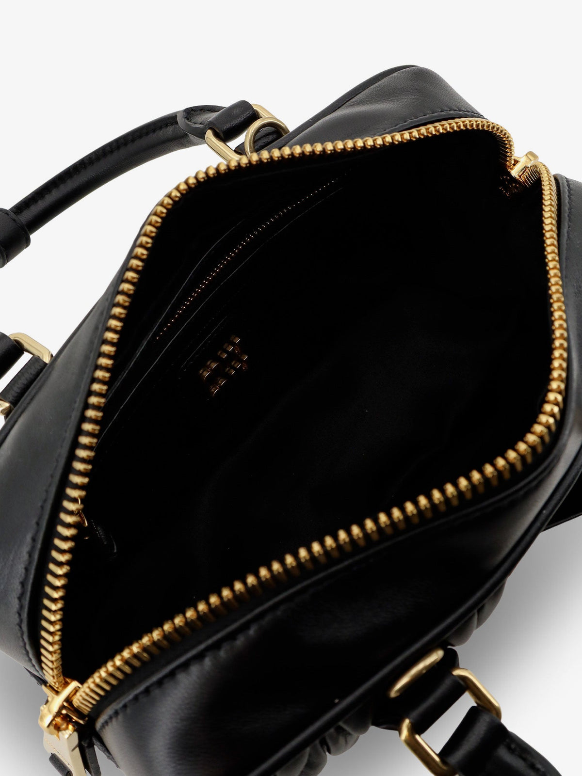 Miu Miu Arcadie matelassé leather crossbody bag - Black