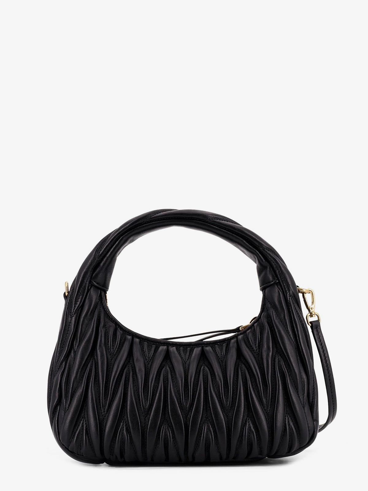 Miu Miu Wander quilted leather crossbody bag - Black