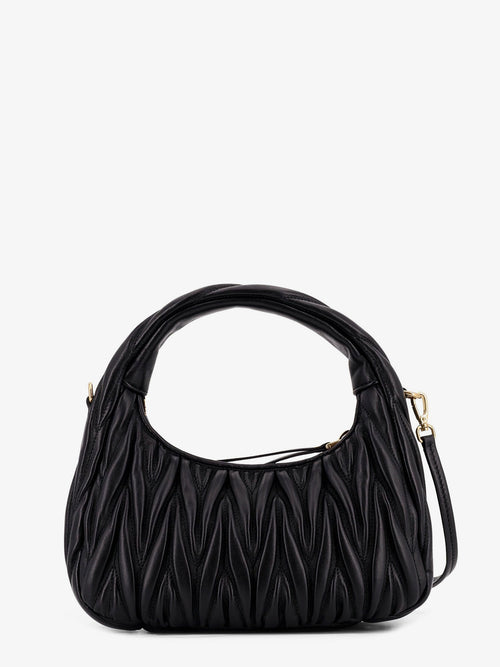 Miu Miu Wander quilted leather crossbody bag - Black