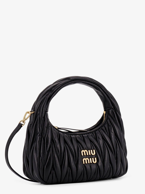 Miu Miu Wander quilted leather crossbody bag - Black