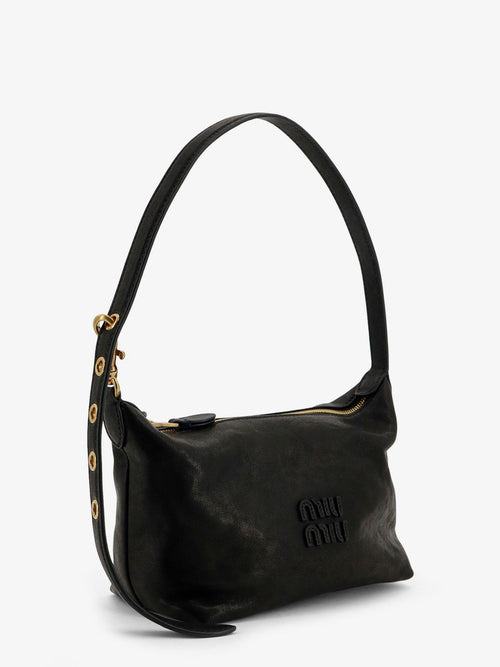 Miu Miu Nappa Aviator leather shoulder bag - Black
